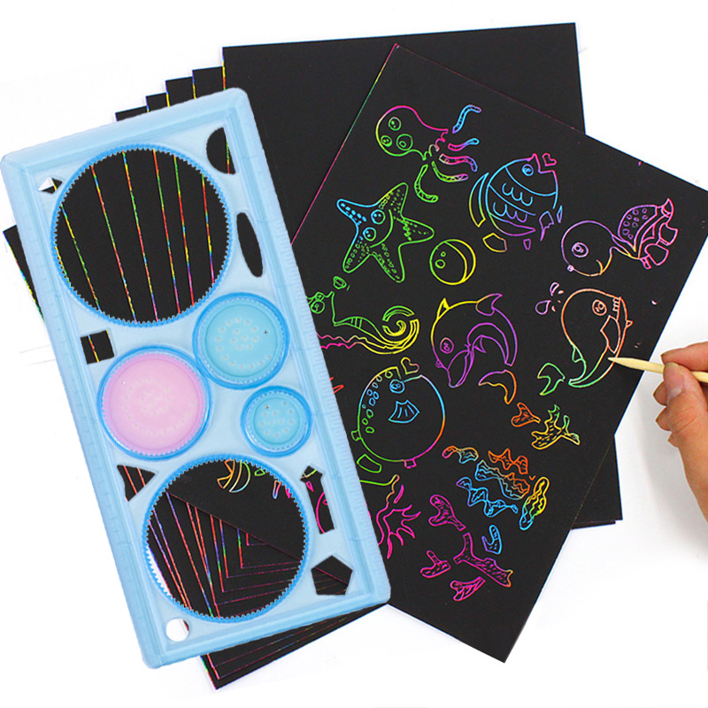 Art Craft Rainbow - Set di Carta da Grattare per