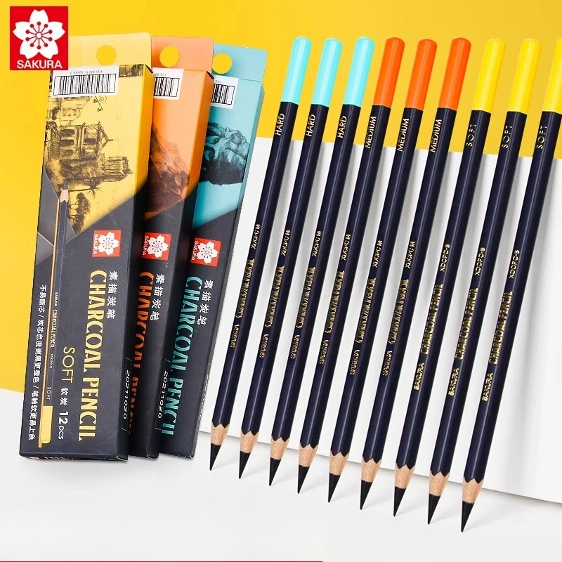 Sketching Charcoal Set - Matita a carboncino SAKURA Set di