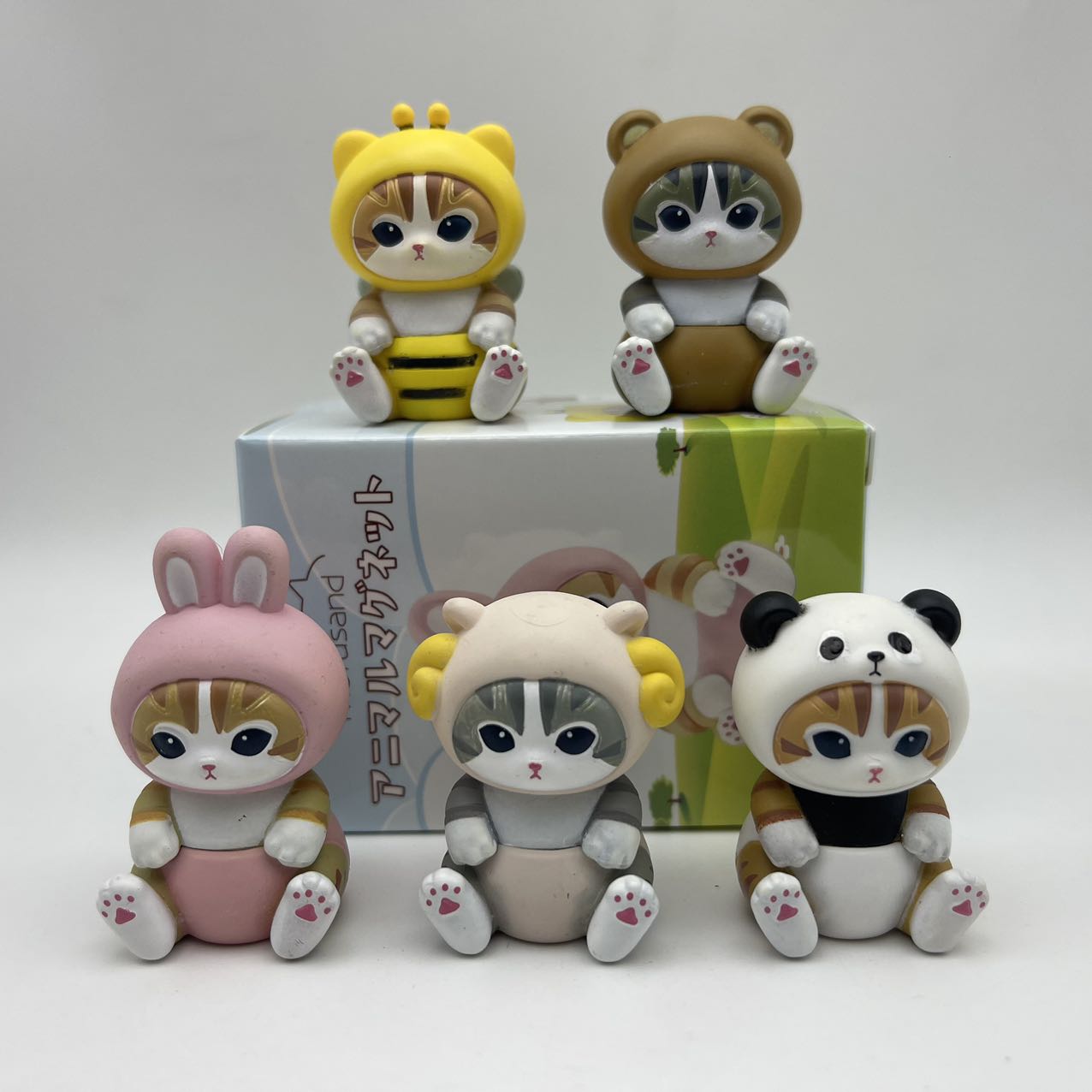 Box Art And Craft - 4 centimetri Mofusand Action Figure Set