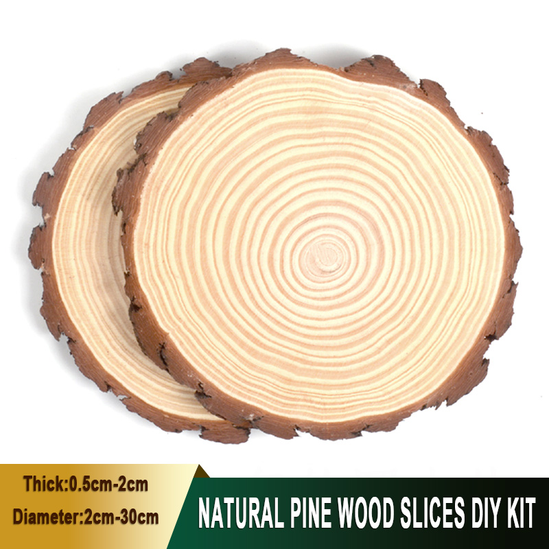 Art Craft Tree - 1-30 pezzi fette di legno di