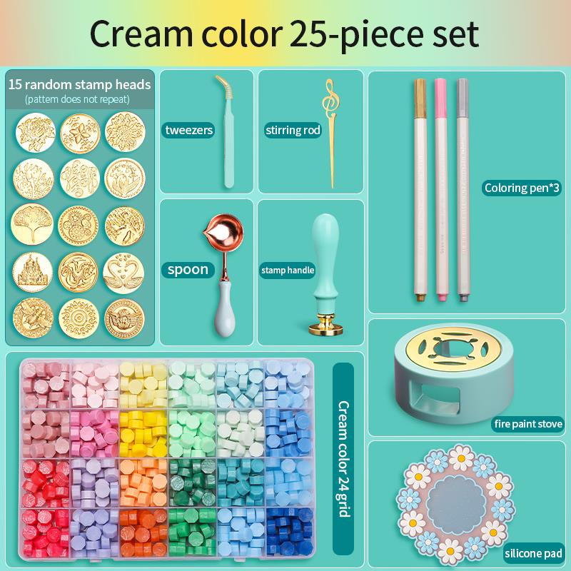 Batik Wax Kit - Set di timbri per sigillo di