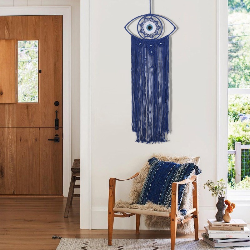 Art Craft Home - Arazzo nordico intrecciato a mano con