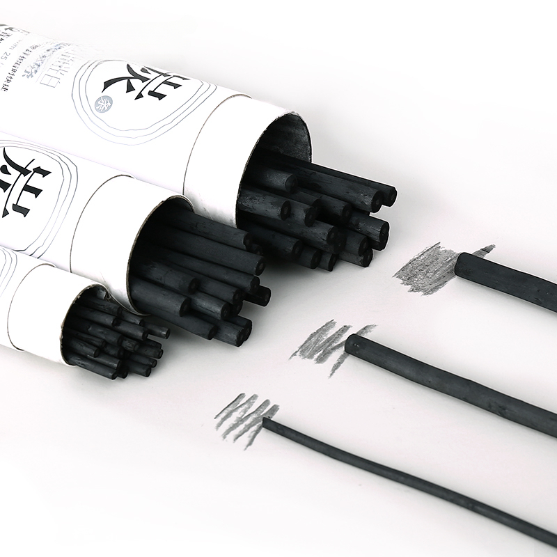 Sketching Charcoal Set - 25 bastoncini di carbone per vite,