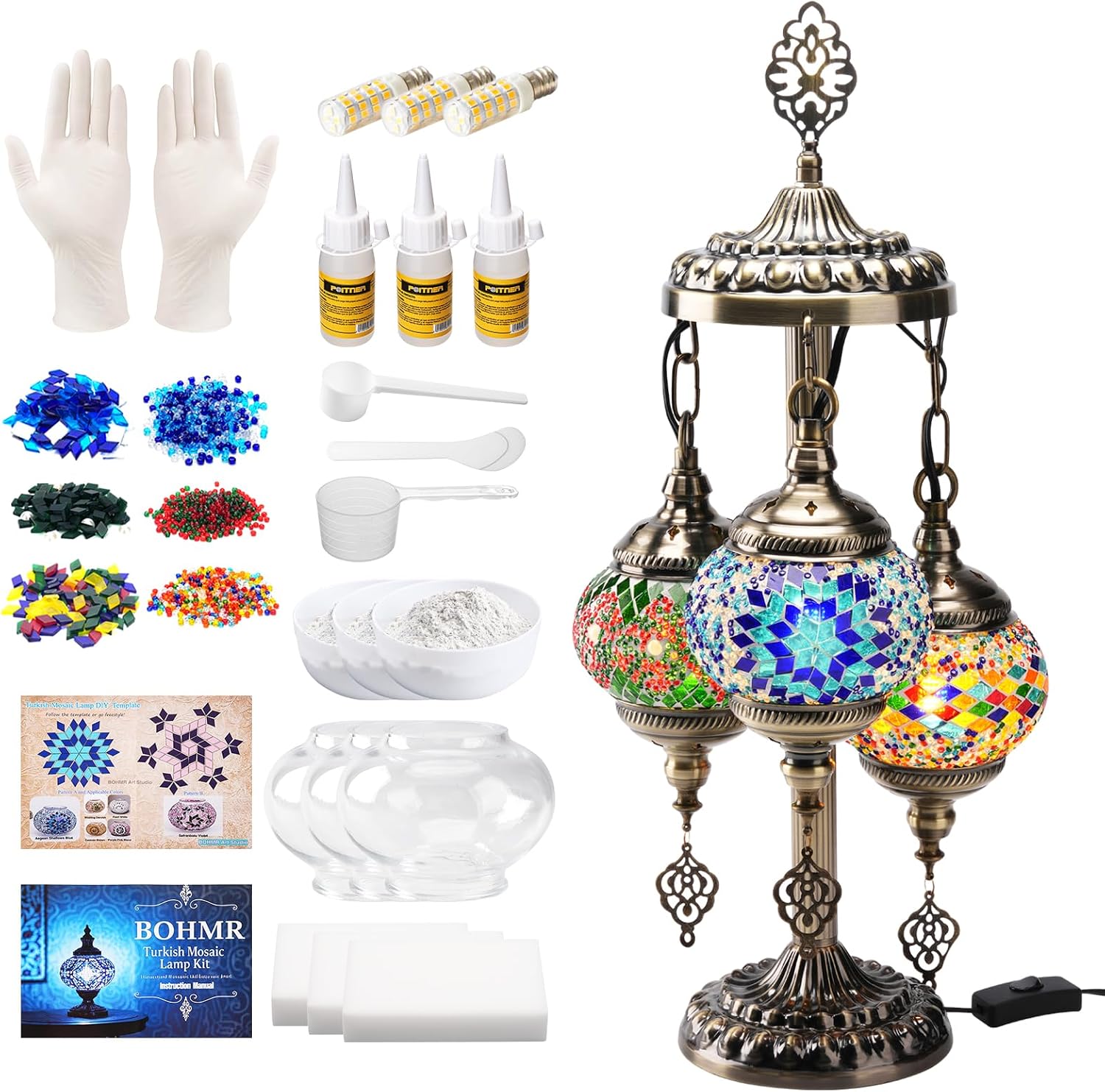 Art Craft For Adults - Kit Fai-da-Te per Lampada Turca a