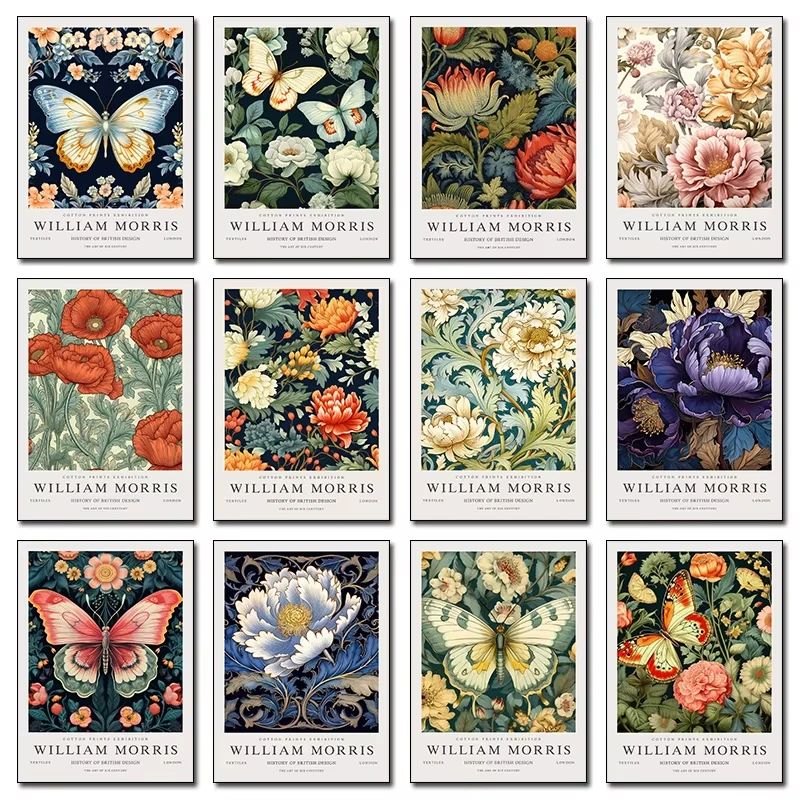Art Craft William Morris - Poster e Stampe d'Arte Retrò con