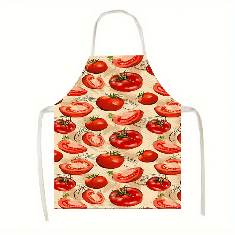 Art And Craft Vegetable - Grembiule da Cucina Rosso a Forma