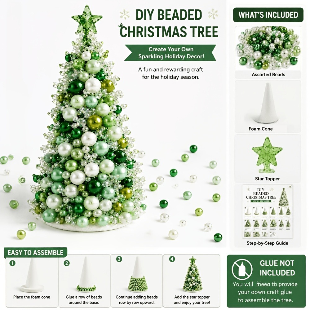 Art Craft Tree - Kit Albero di Natale Fai-da-Te con