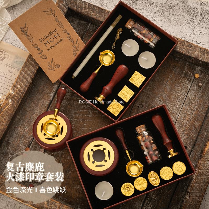 Batik Wax Kit - Set di timbri con sigillo di