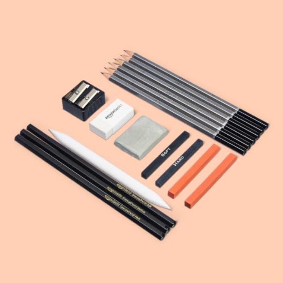 Sketching Charcoal Set - Kit di matite per schizzi e