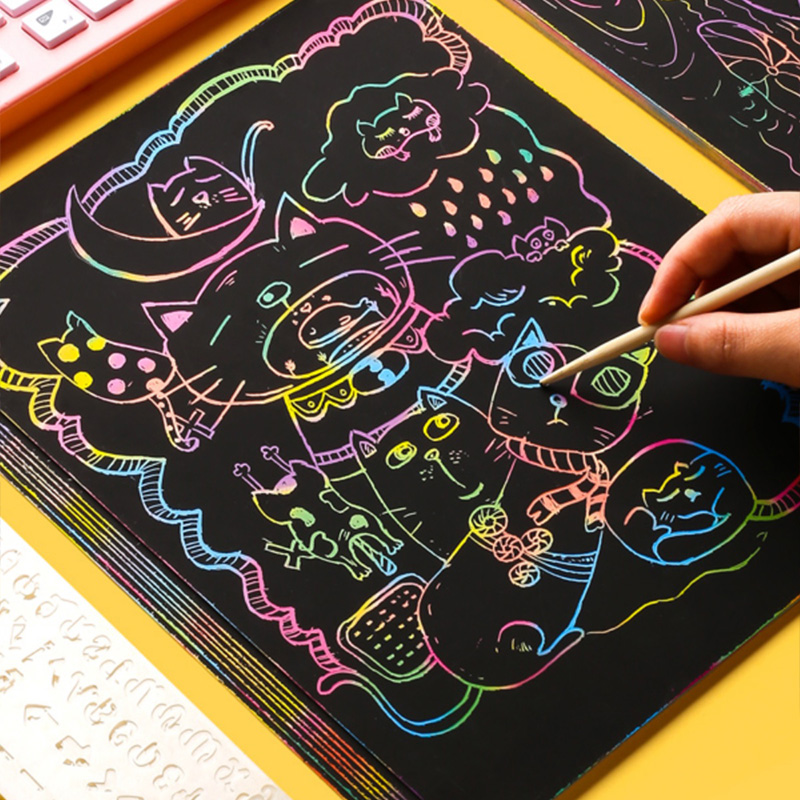 Set di Carta da Grattare per D - Art Craft Rainbow recensione e prezzo