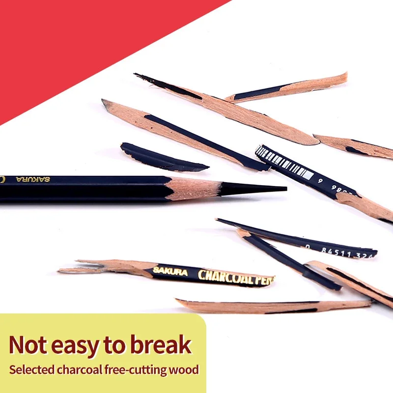 Matita a carboncino SAKURA Set - Sketching Charcoal Set recensione e prezzo