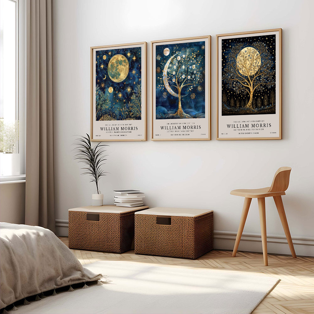 Retro William Morris Luna e st - Art Craft William Morris recensione e prezzo