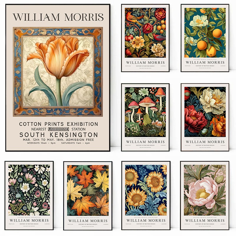 1 Pezzo Poster e Stampe su Tel - Art Craft William Morris recensione e prezzo