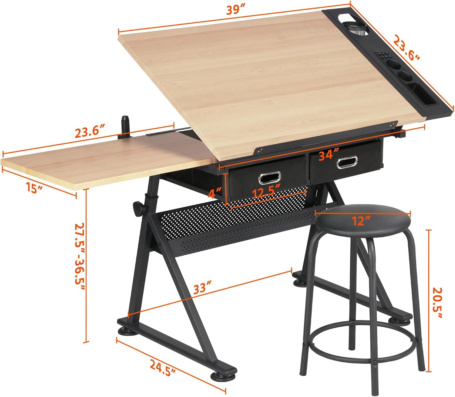 Tavolo da Disegno Regolabile c - Art Craft Home recensione e prezzo