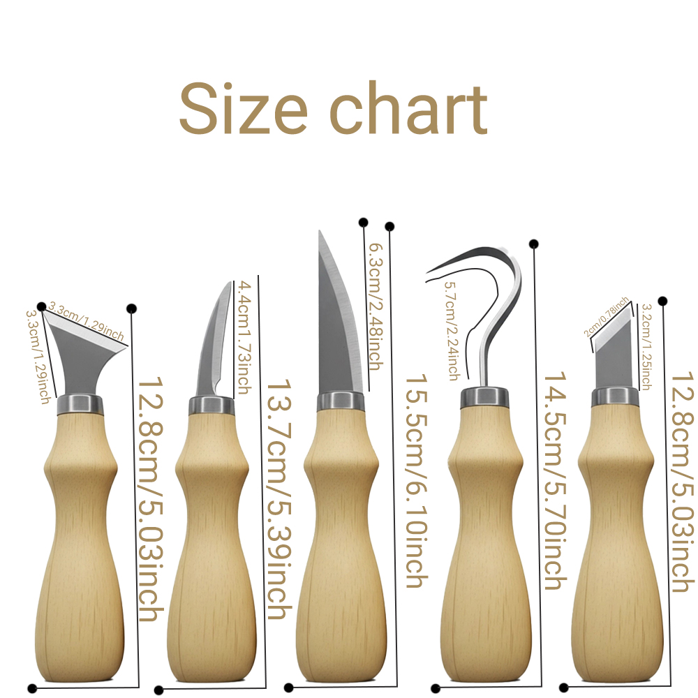 Set di 5 utensili per intaglio - Art And Craft Nature recensione e prezzo