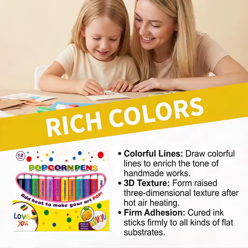 Set di Penne Popcorn Morbide,  - Art Craft Journal recensione e prezzo