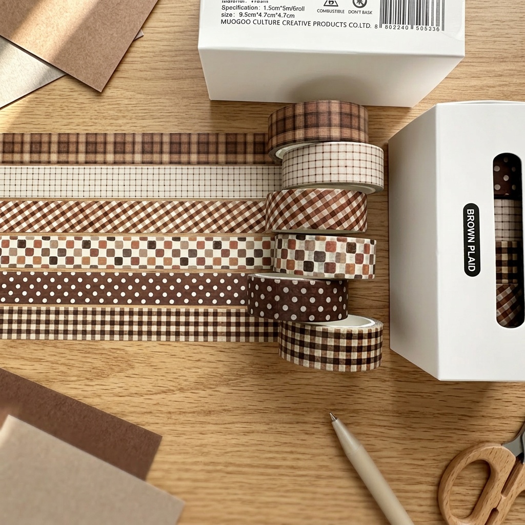 Set di Washi Tape, 6 Rotoli, M - Art Craft Journal recensione e prezzo