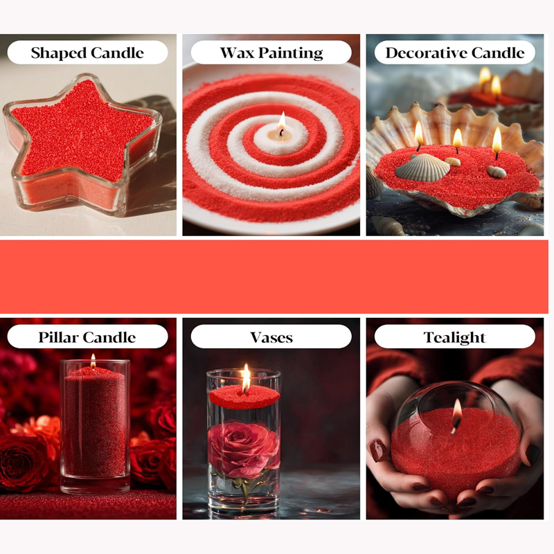 100G Green White Red Sand Pear - Candle Making Wax recensione e prezzo