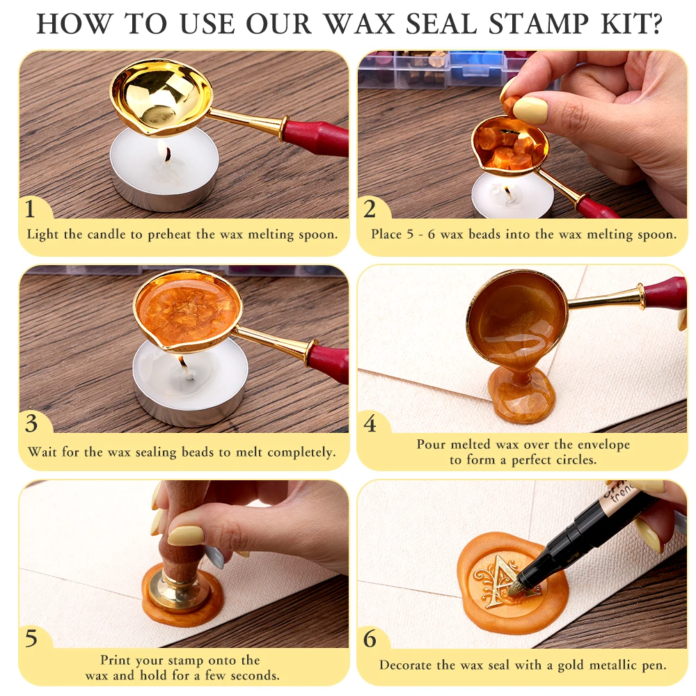 Kit di ceralacca colorata con  - Batik Wax Kit recensione e prezzo