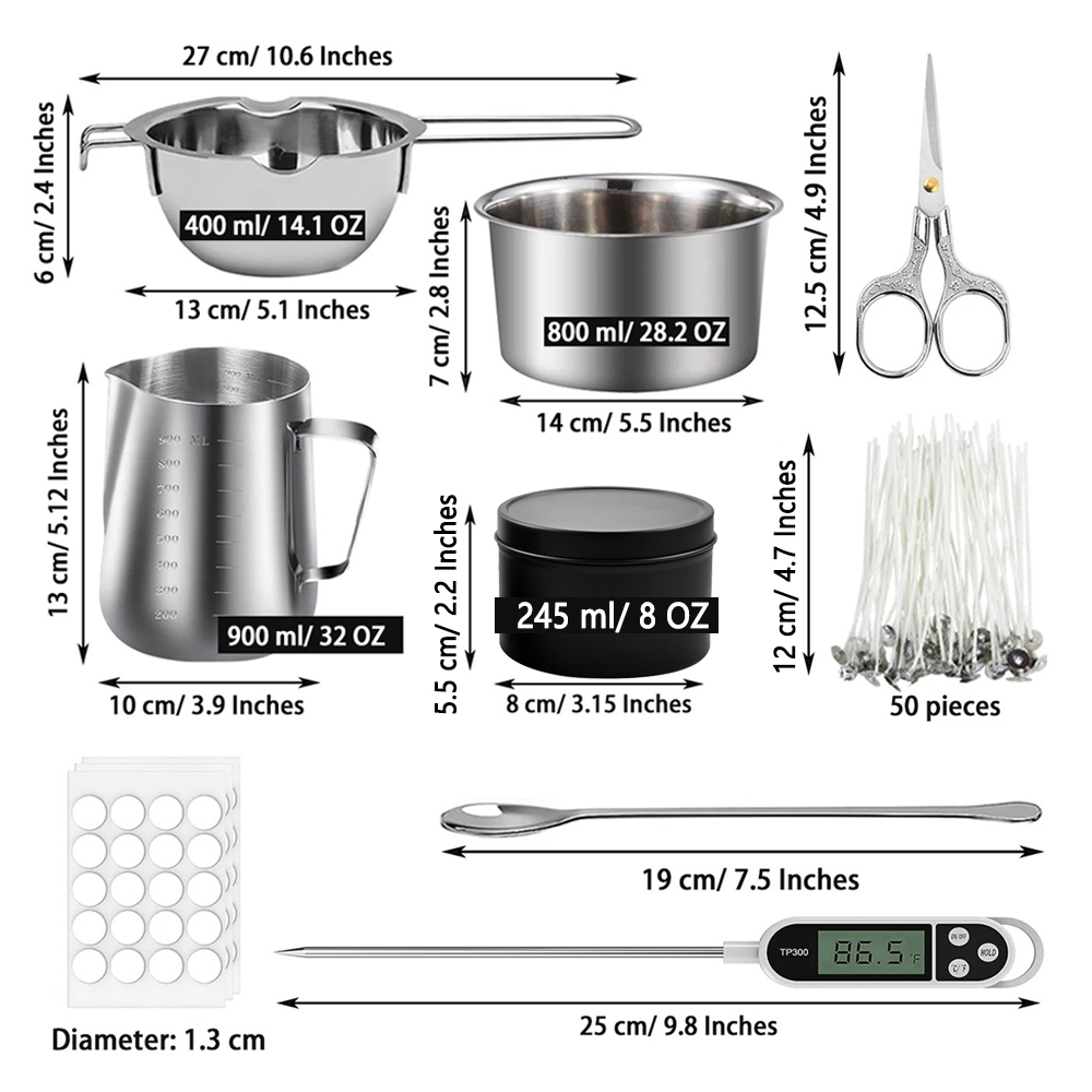 Glintmos Kit per realizzare ca - Candle Making Wax recensione e prezzo