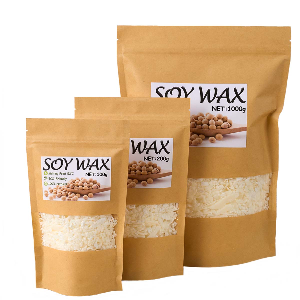 1 libbra di cera di soia bianc - Candle Making Wax recensione e prezzo
