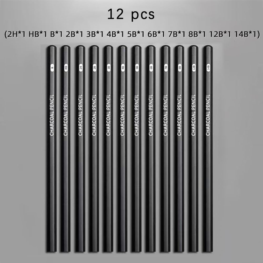 Set di 12 matite da disegno pe - Sketching Charcoal Set recensione e prezzo