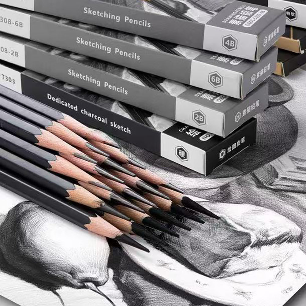 Set di 12 matite da disegno pe - Sketching Charcoal Set recensione e prezzo