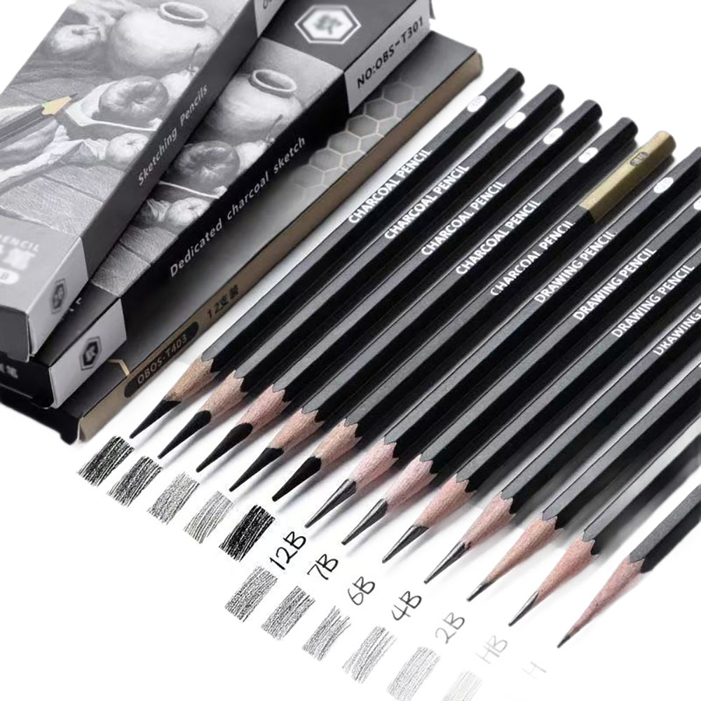 Set di 12 matite da disegno pe - Sketching Charcoal Set recensione e prezzo