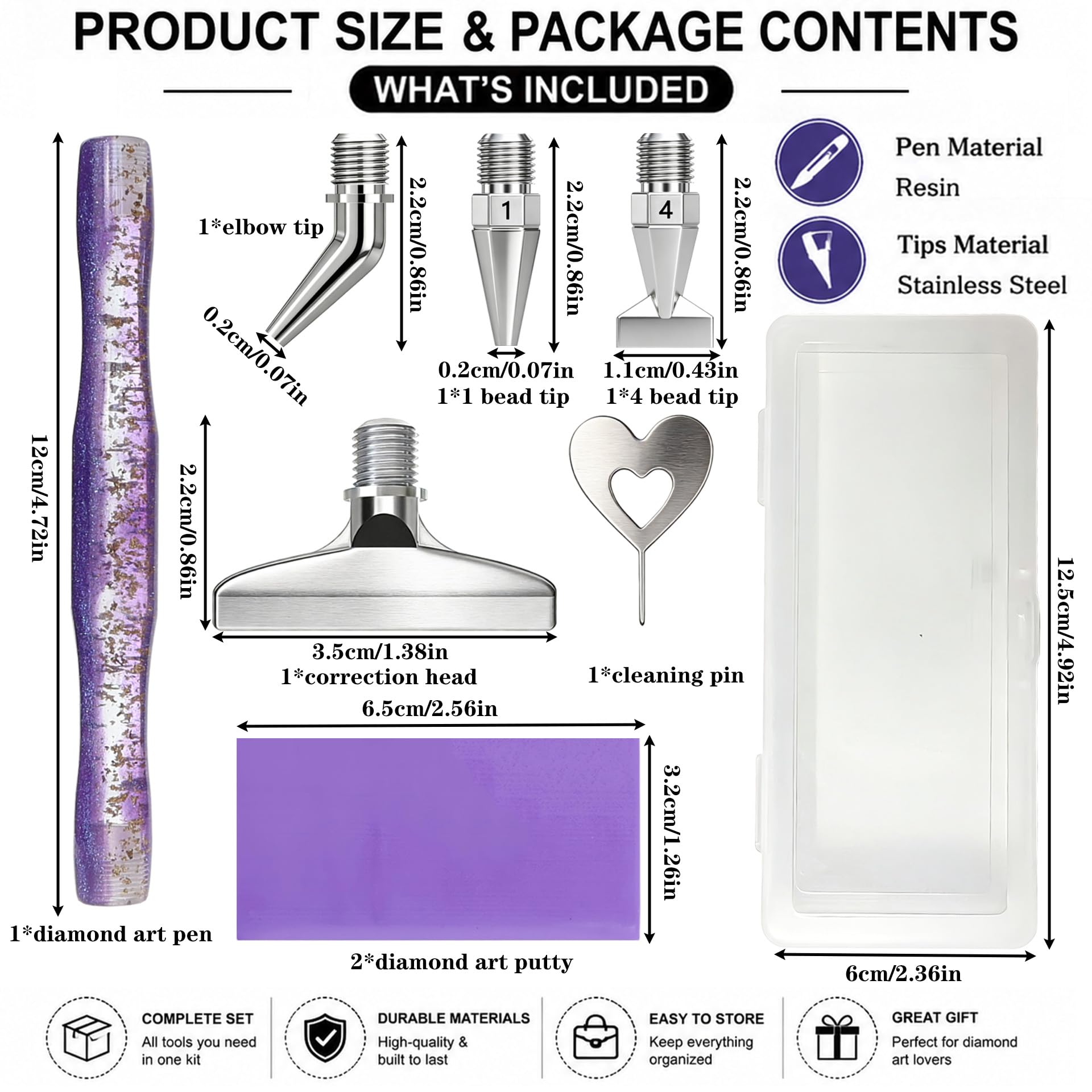 Penna per diamond painting, co - Art Craft For Adults recensione e prezzo