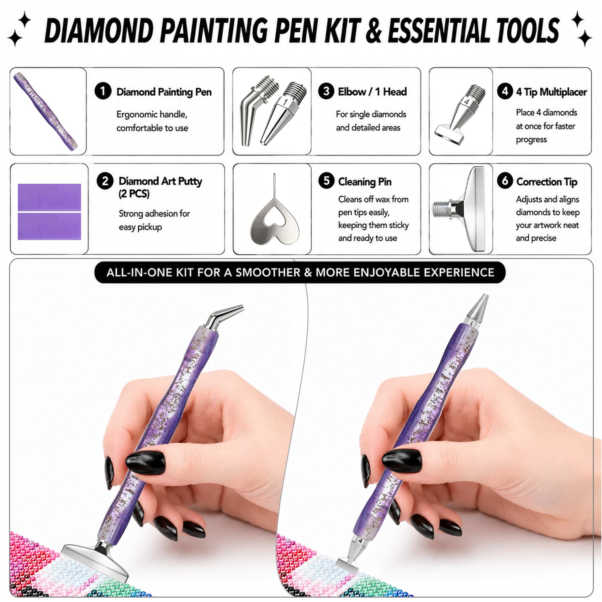 Penna per diamond painting, co - Art Craft For Adults recensione e prezzo