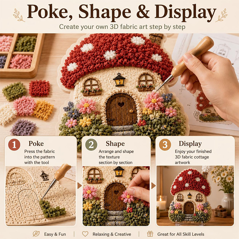 Kit Fai-da-Te Casa dei Funghi  - Art Craft Home recensione e prezzo