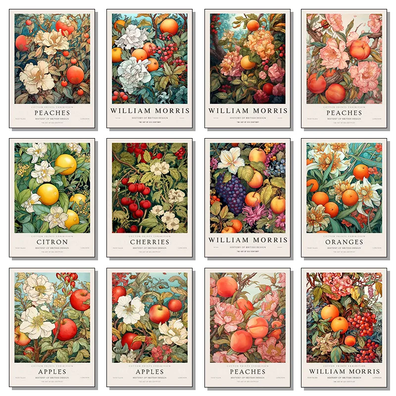 Poster con fiori e frutta di W - Art Craft William Morris recensione e prezzo