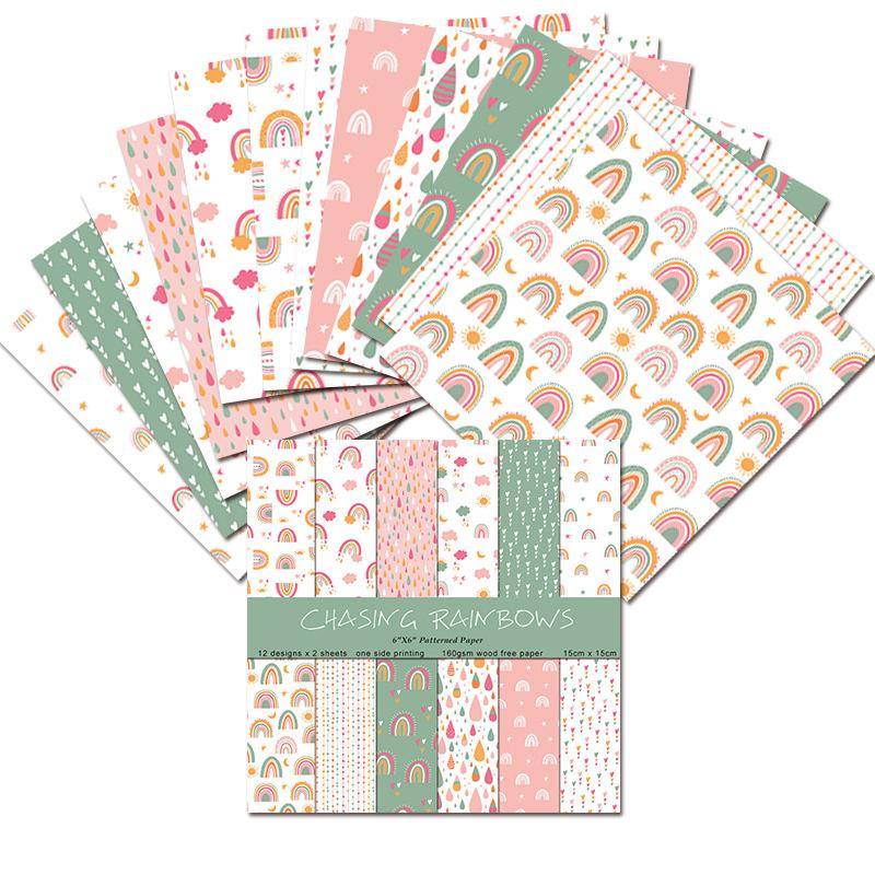 Set di 24 Fogli di Carta Arcob - Art Craft Rainbow recensione e prezzo