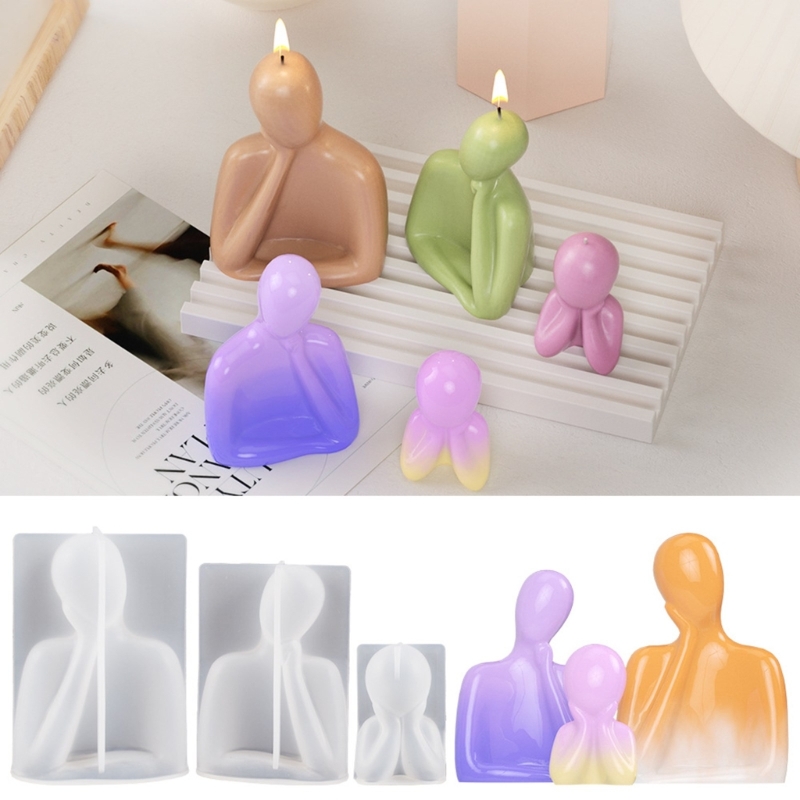 3D famiglia candela stampi in  - Candle Making Wax recensione e prezzo