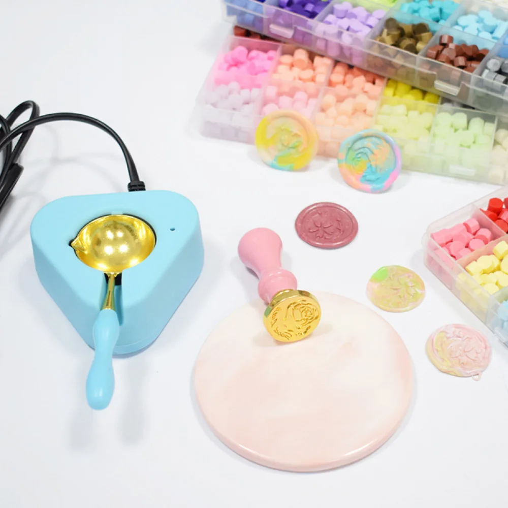 17PC/1Set Kit timbro sigillo d - Batik Wax Kit recensione e prezzo